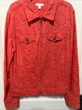 Charter Club Textured Zip Jacket
